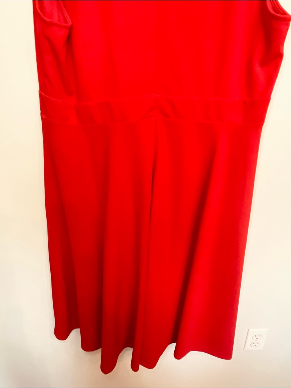 Soprano Red Lace-Trim Fit & Flare Midi Dress - Picture 9 of 11